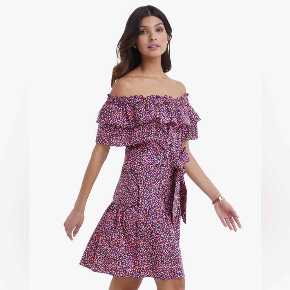 Draper James Sawyer Dress in Ditsy Poppy XXL